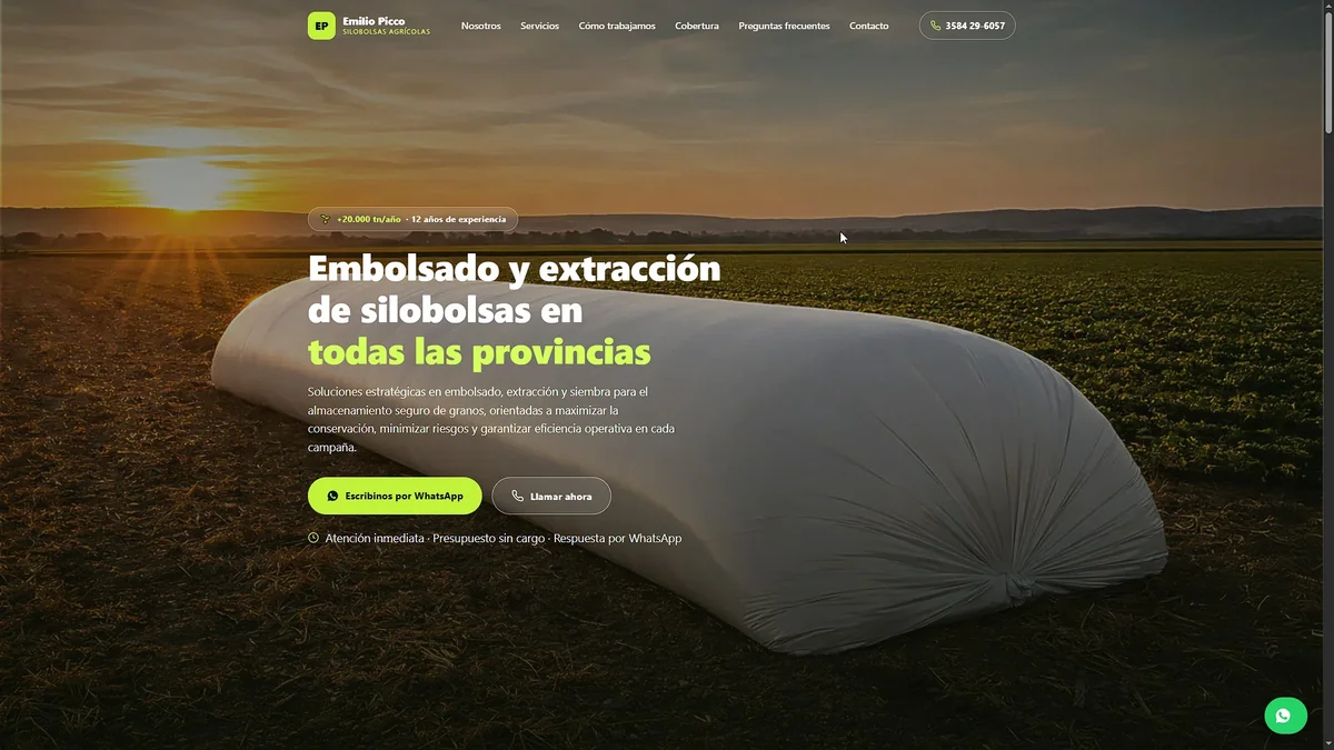 Emilio Picco — sitio web
